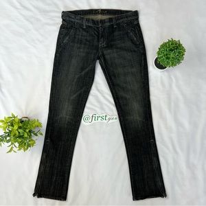 7 For All Mankind Zippered Boots and Pockets Size 30
